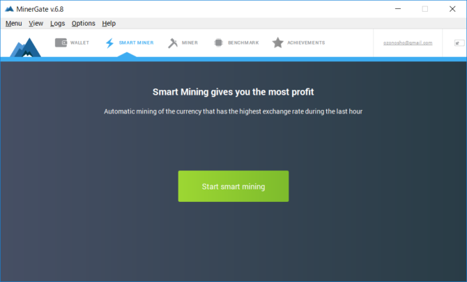 誰でも無料で簡単にマイニングできるツール「MinerGate(マイナーゲート)」